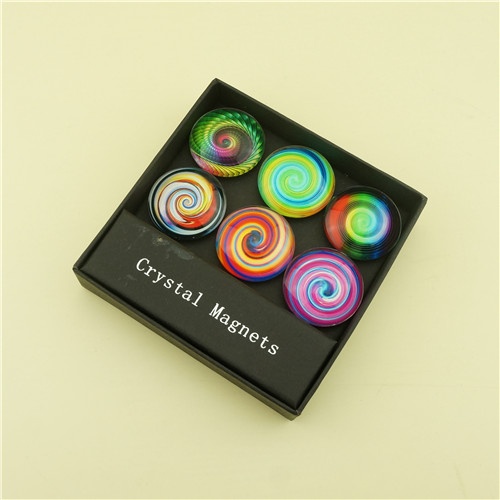 Unique Gift Set of 6 PCS Beautiful Rainbow Color Magnets