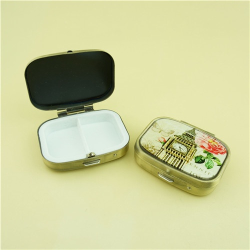 Glass Pill Box/ Daily Pill Box