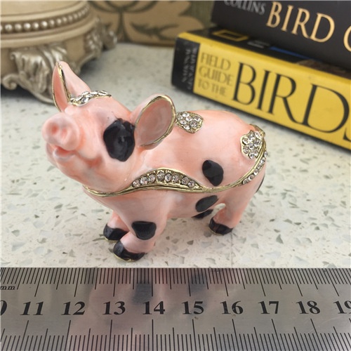 Metal Jewel Box/Animal Pig jewelry Box