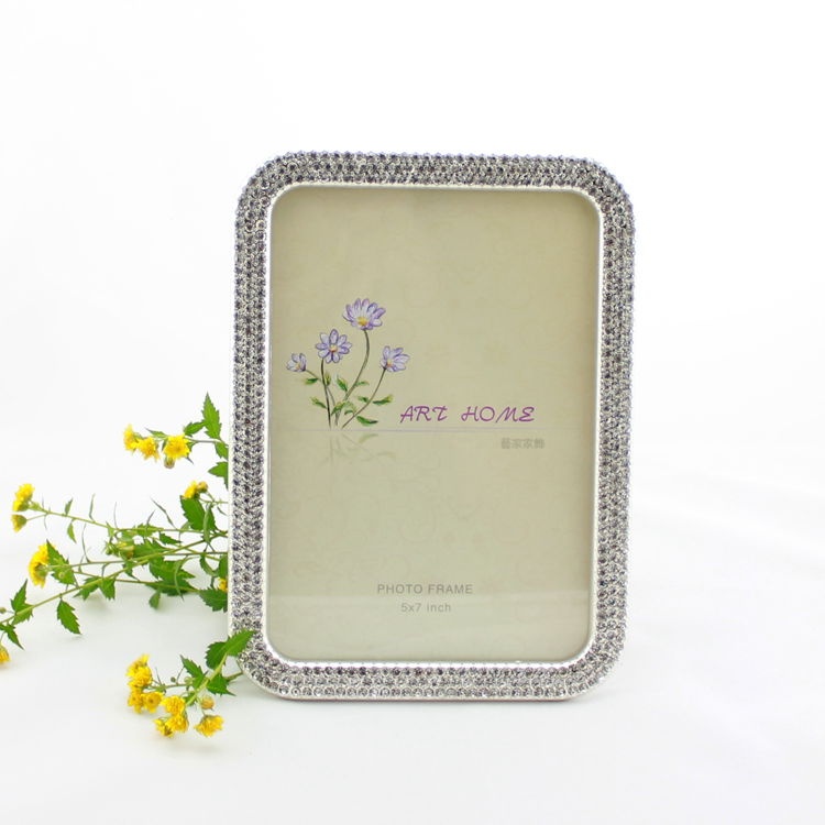 Rhinestone Picture frames wholesaler/5x7/Silver Plating