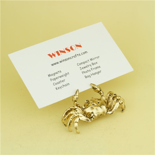 Metal home decorate / Gold crab decoration