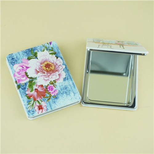 PU compact mirror/rectangular makeup mirror