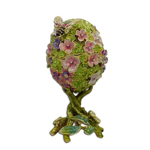 Faberge egg trinket box of gift