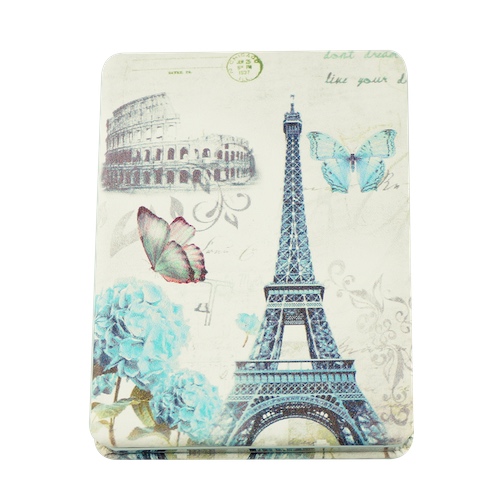 Printed PU Leather Compact Mirror - Attractions Tourist Gifts
