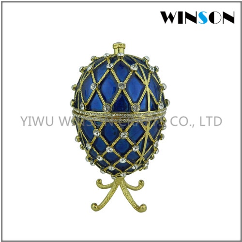 Crytals Faberge Eggs Jewelry Box