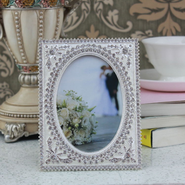 Enamel Picture Frame with Swarovski crystals