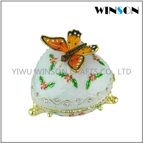 Monarch Butterfly Ornament Jewelry Box