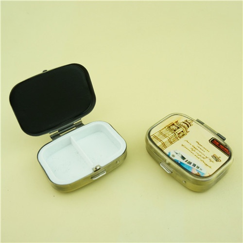 Glass Pill Box/ Daily Pill Box