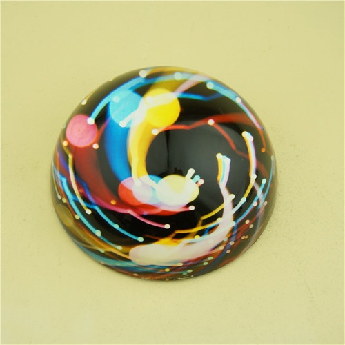 Custom Crystal Glass Paperweight 80mm