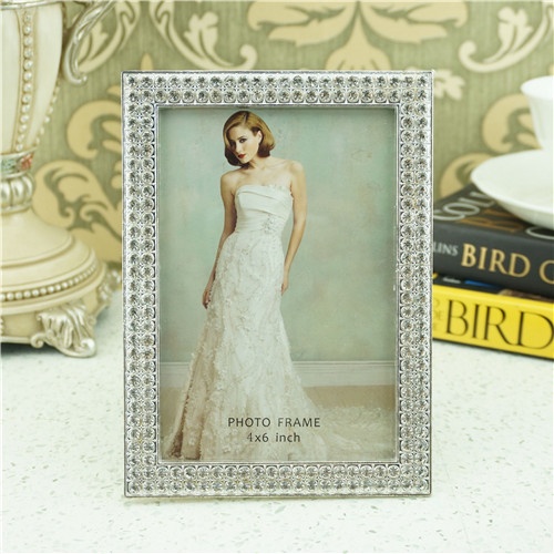 fashion home decoration photo frame/zinc alloy photo frame