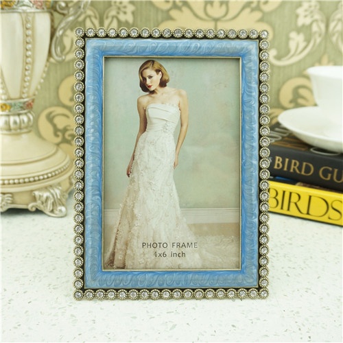 fashion home decoration photo frame/zinc alloy photo frame