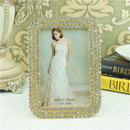 fashion home decoration photo frame/zinc alloy photo frame