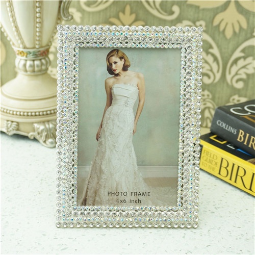 fashion home decoration photo frame/zinc alloy photo frame