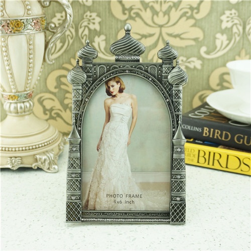 Metal photo frame/castle photo frame