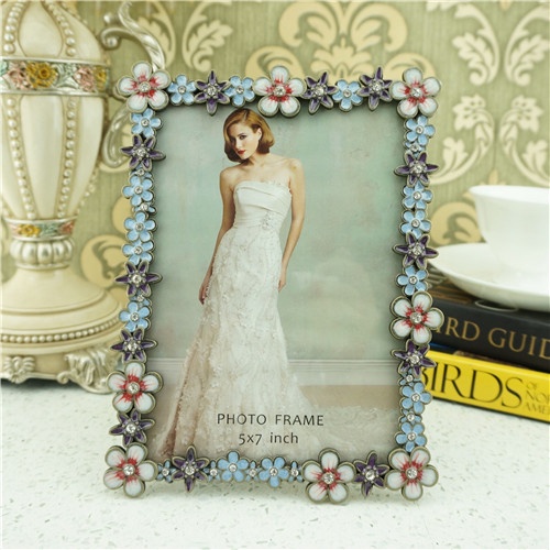 Metal photo frame/flower photo frame