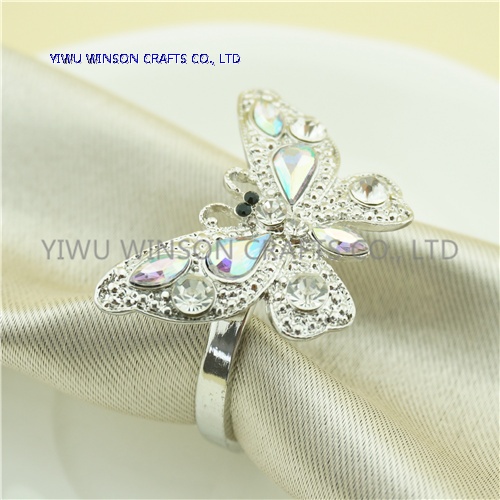Metal Napkin Ring/Butterfly Metal Wedding Decoration Napkin Ring