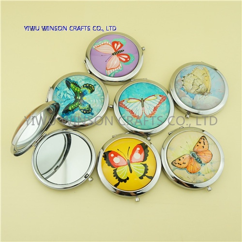 Butterfly mirror compact/Compact mirror party favors