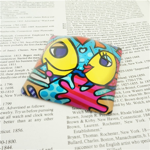 Cute Fish Paperweights/Glass Domed Photo Paper Weight