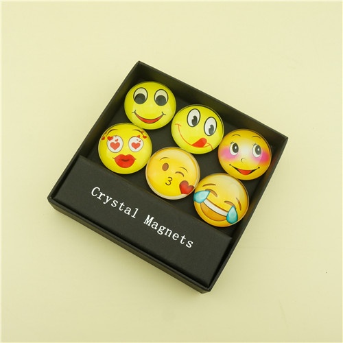 High Quality Clear Crystal Magnets for Promotion Gifts/SET OF 6