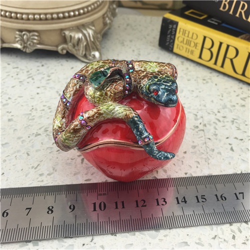 Imitation Ceramic Jewelry Box/Animal Snake Jewel Box