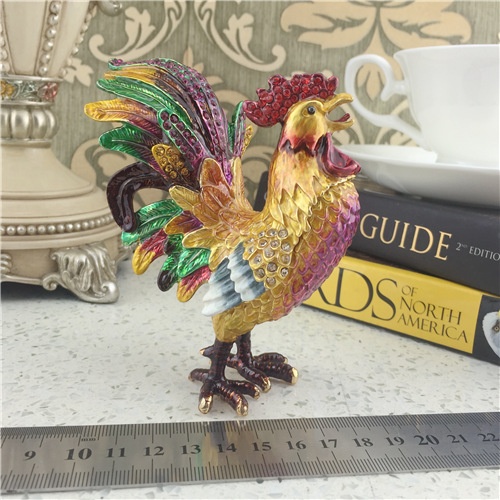 Colour Metal Jewelry Box/Animal Chicken Jewel Box