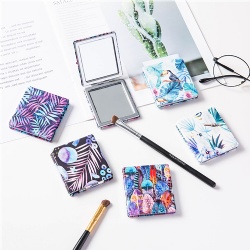Square PU compact mirror/Paris Effet Towerl compact mirror