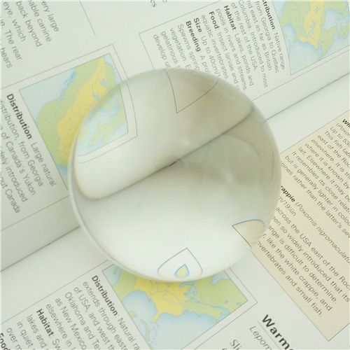 Blank glass paperweight/Crystal magnifier