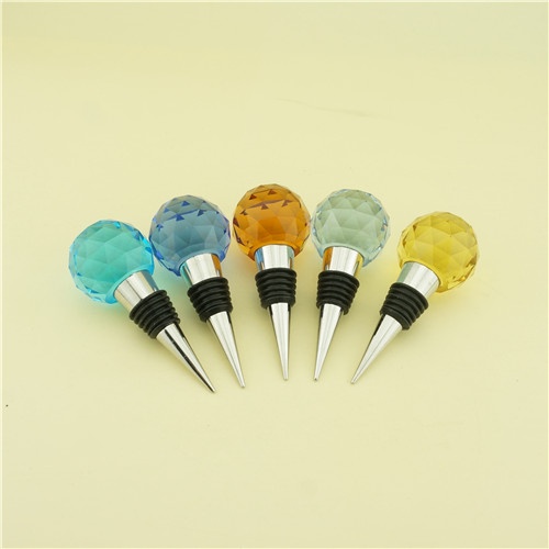 Fashion crafts crystal wine stopper/Prevents oxidation save wine longer