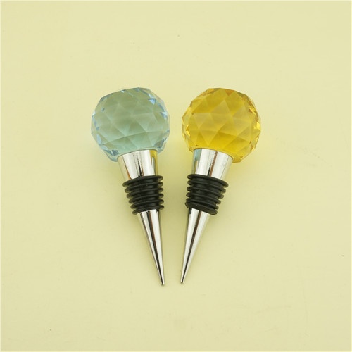Fashion crafts crystal wine stopper/Prevents oxidation save wine longer