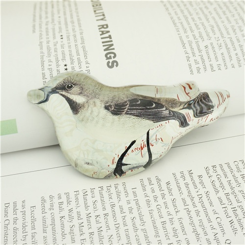 Wonderful geometric design/Bird shape glass paperweight