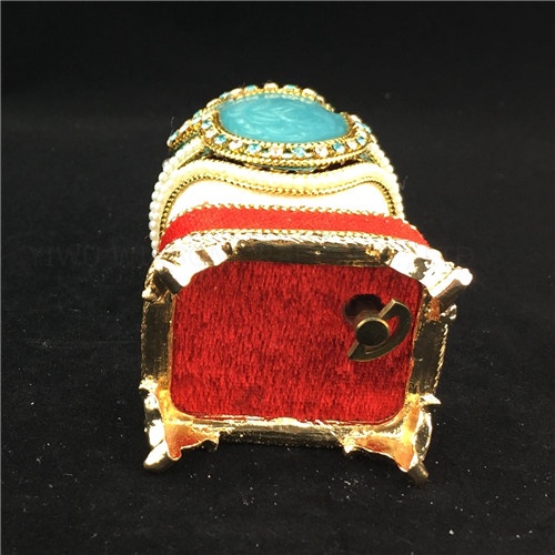 Genuine goose egg musical jewelry box