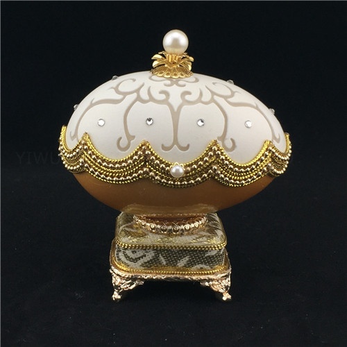 Handmade jewelry box/Goose egg music box
