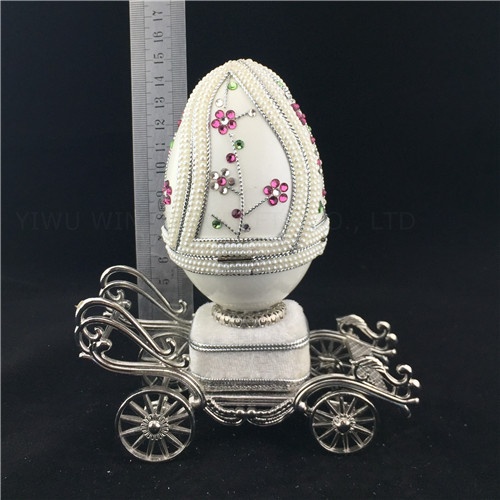 Wedding carriage music box/Necklace jewelry box