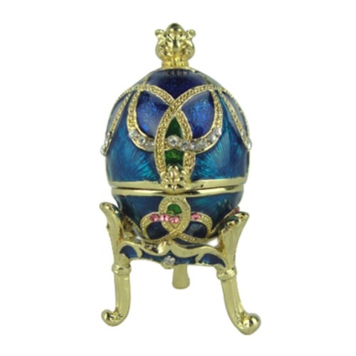 Faberge egg home decor desktop ornaments pewter alloy