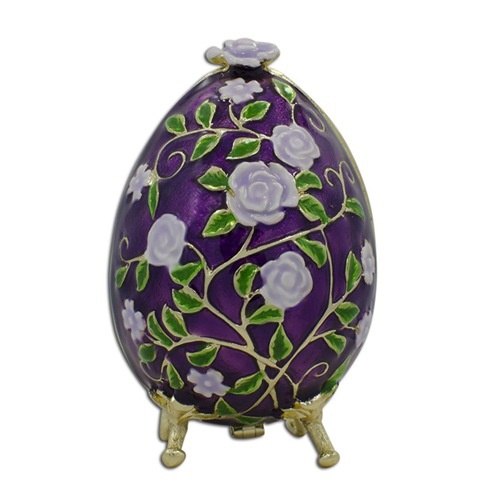 Painted jewelry boxes/Faberge egg trinket box