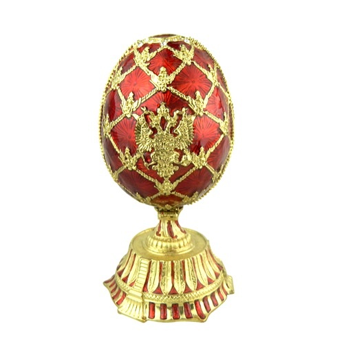Red faberge egg box/Authentic faberge egg