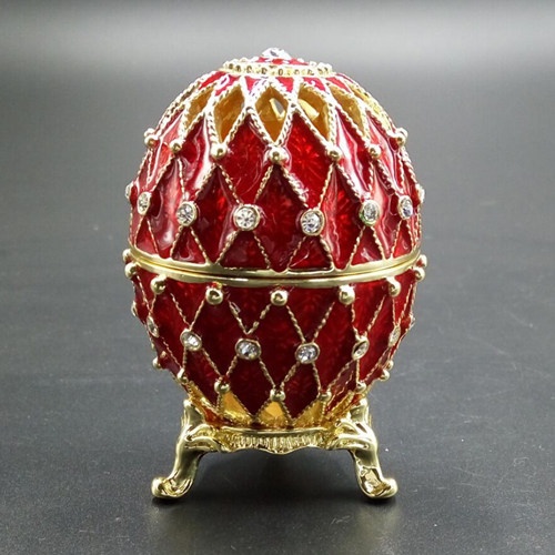 Decorative faberge egg/Easter egg trinket box