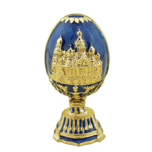 Russian faberge egg christ the saviour cathedral moscow