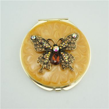 Butterfly series metal compact mirror test