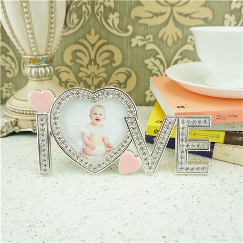 Metal photo frame / love photo frame