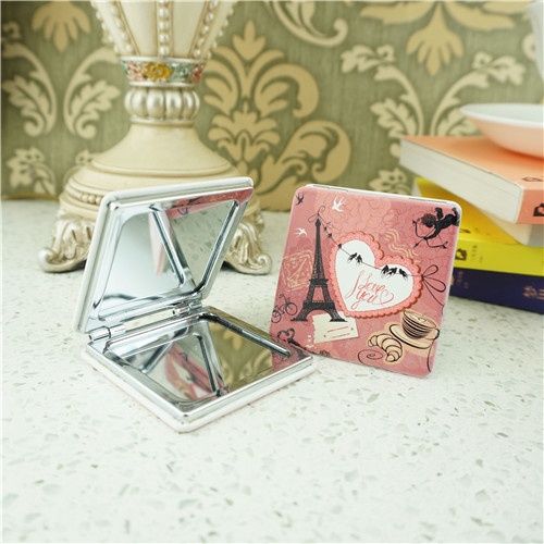 PU compact mirror/plastic compact mirror