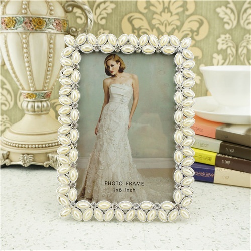 Metal photo frame/fashion wedding decor photo frame