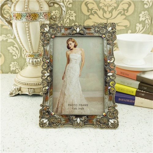 Metal photo frame/elegant home decor photo fame