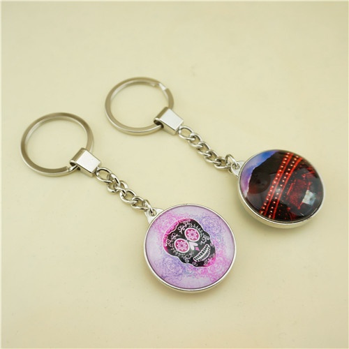 Glass Key Chain / Promotional Gifts Key Chain