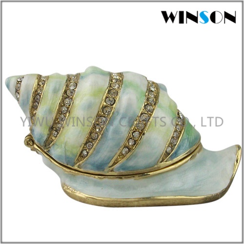 Jeweled Conch  Box